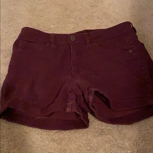 Maroon shorts